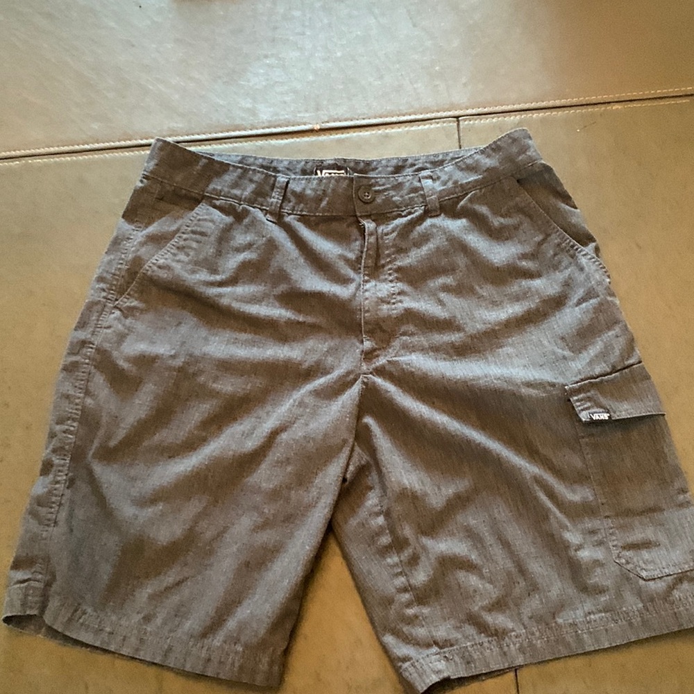 Vans shorts. 36” gray.